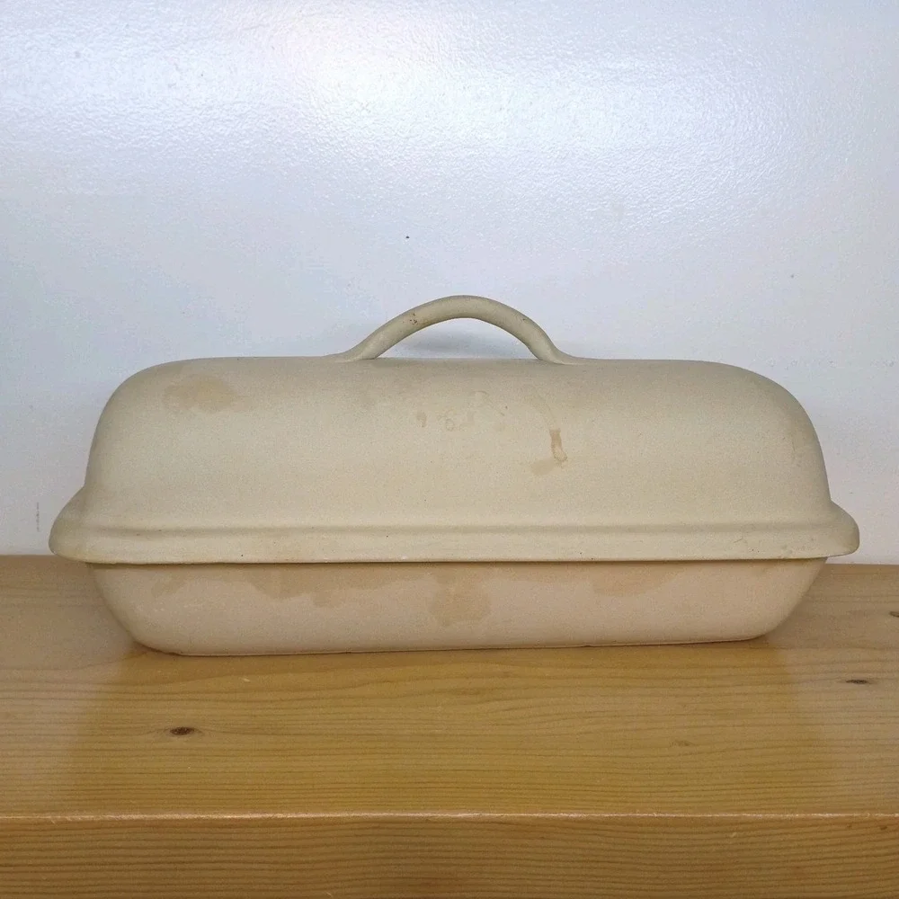 Vintage 1991 Superstone By Sassafrass Clay Bread Baker Dated‎ 15